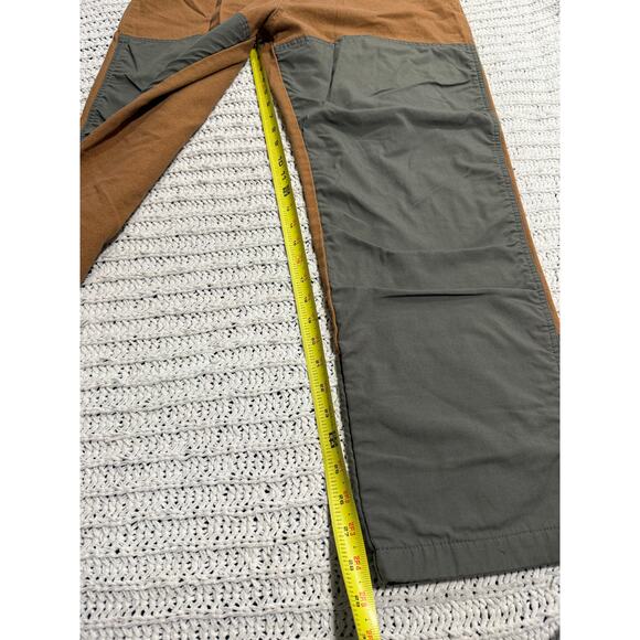 Browning Double Knee Work Pants Mens 38 x 32 Burnt Orange Gray 30212232 FW1803 - Picture 3 of 11